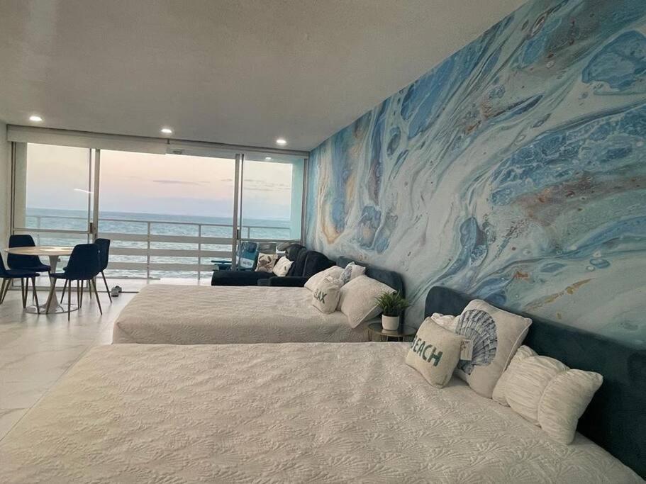 Beautiful Ocean Blue Love Oceanfront Apartment Fajardo Kültér fotó
